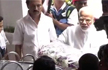 PM Narendra Modi pays homage to departed DMK leader at Rajaji Hall in Chennai